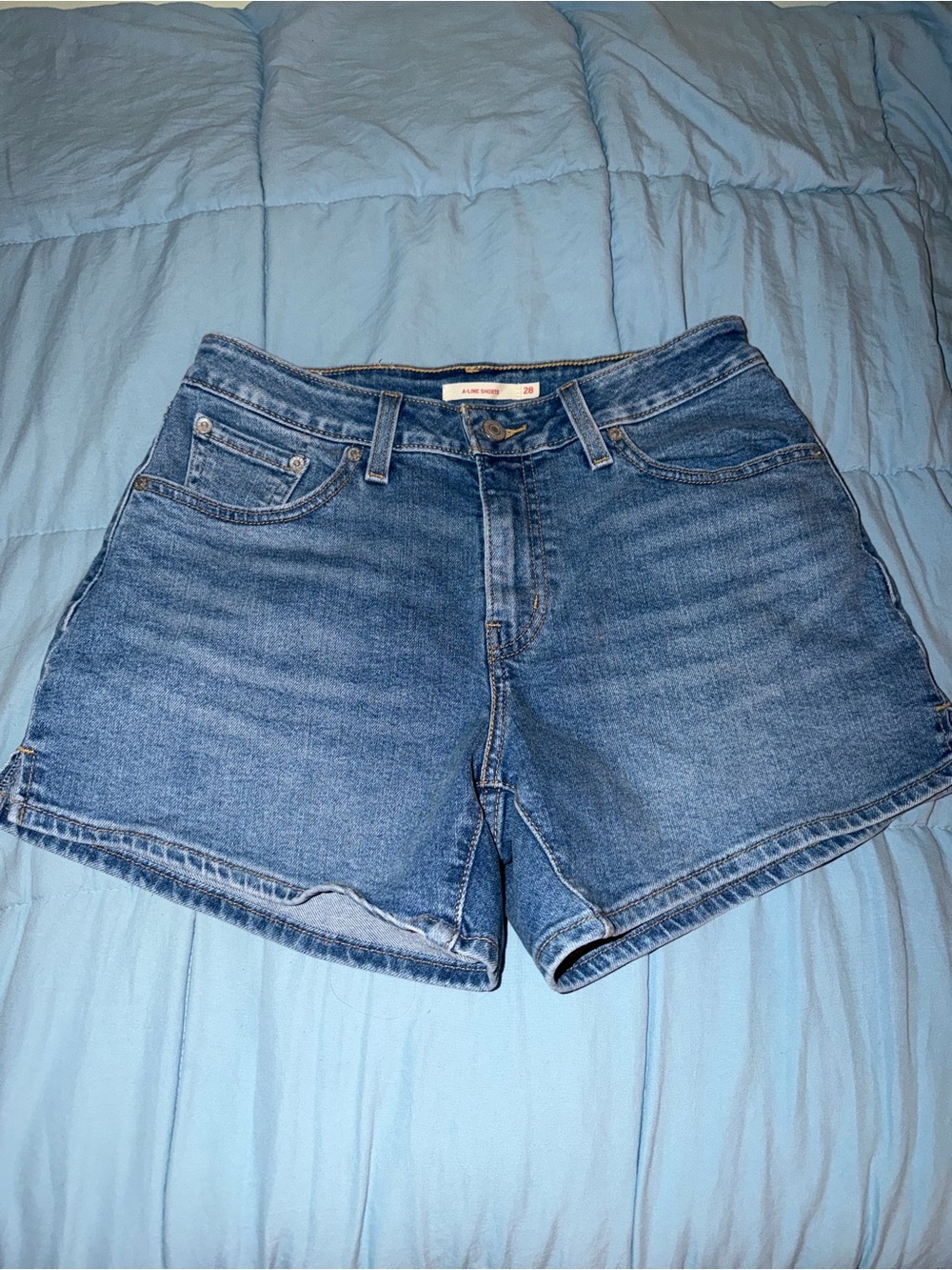 Denim Women’s Shorts - Blue